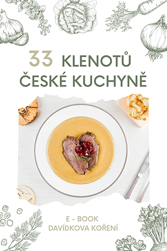 E-book 33 klenotů české kuchyně